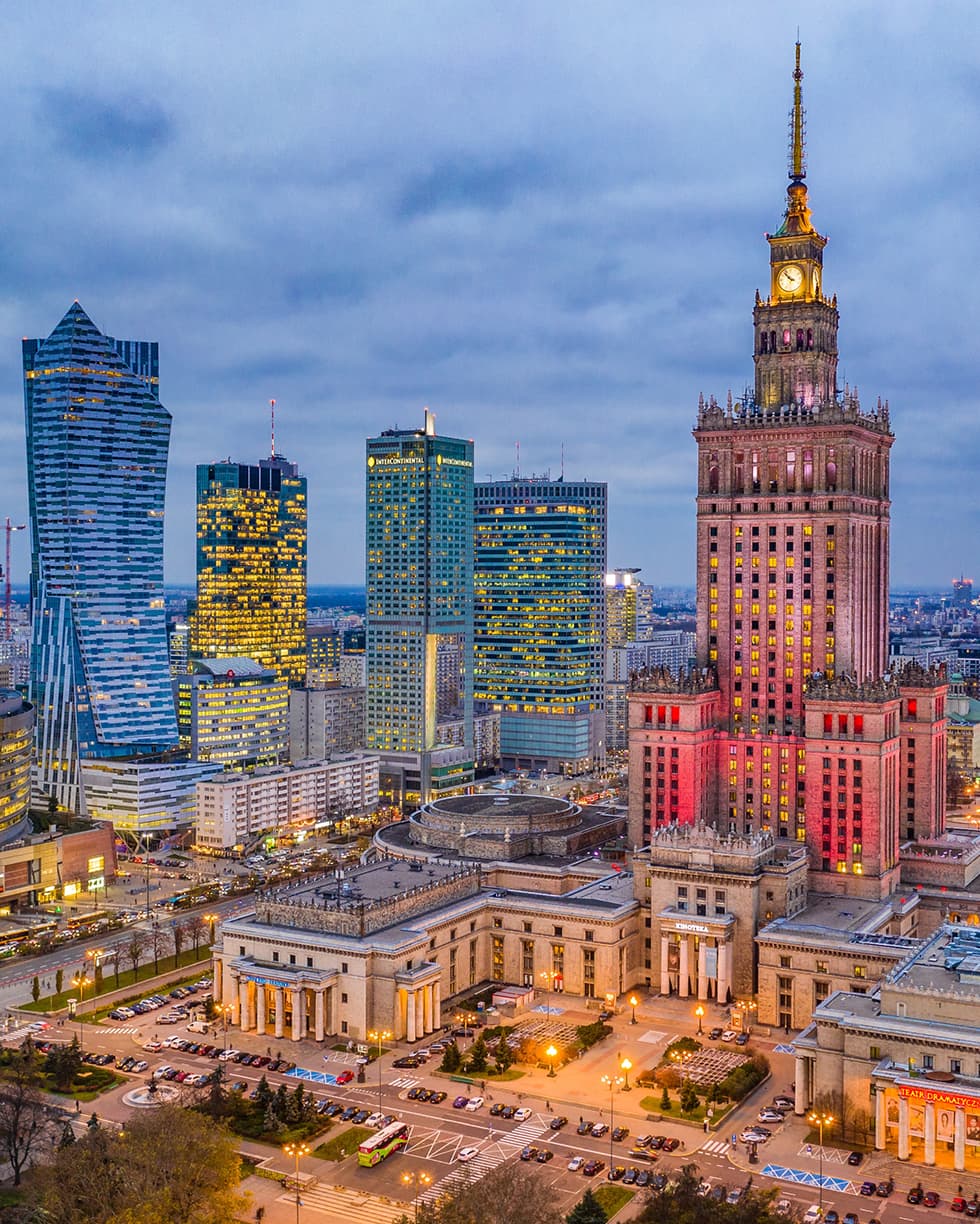 Warsaw, Poland. Palace of Culture and Science
