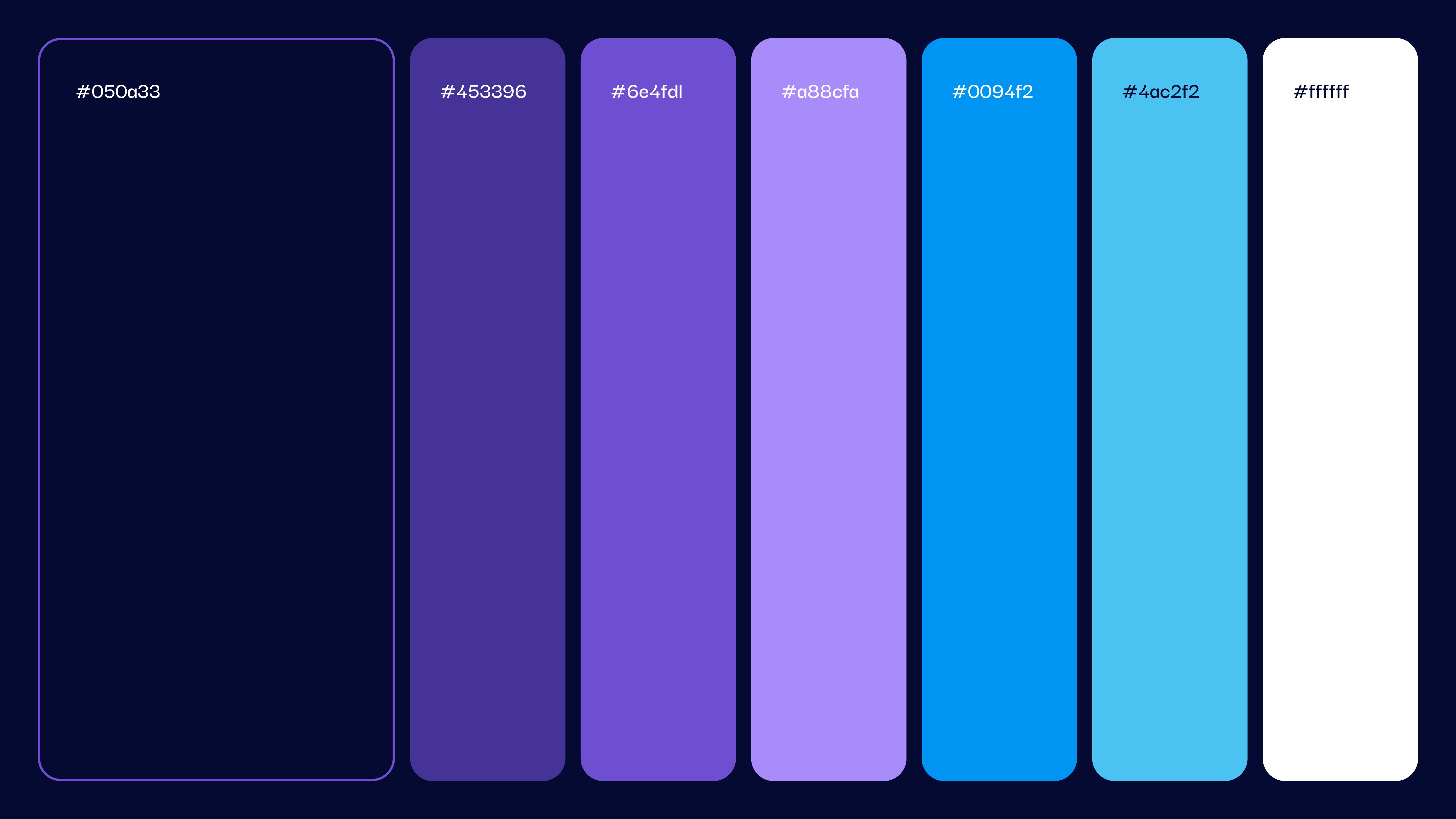 BI Concepts color palette featuring modern and professional tones that reflect clarity, trust, and innovation in data management.